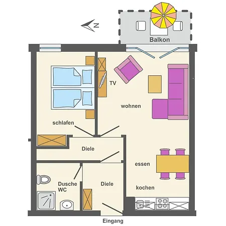 Residenz Am 2-28 아파트 징스트