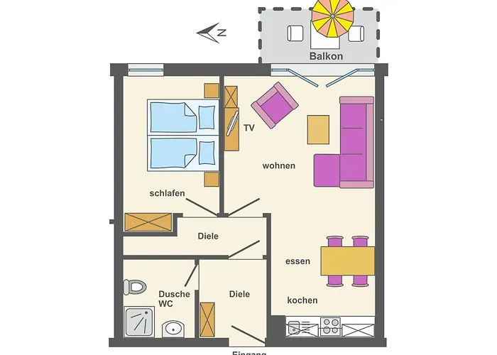 Residenz Am 2-28 Lägenhet Zingst